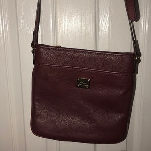 Burgundy Polo by Ralph Lauren crossbody purse